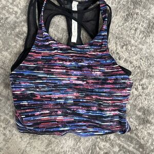 Lululemon Women's Multicolor Striped Sports top